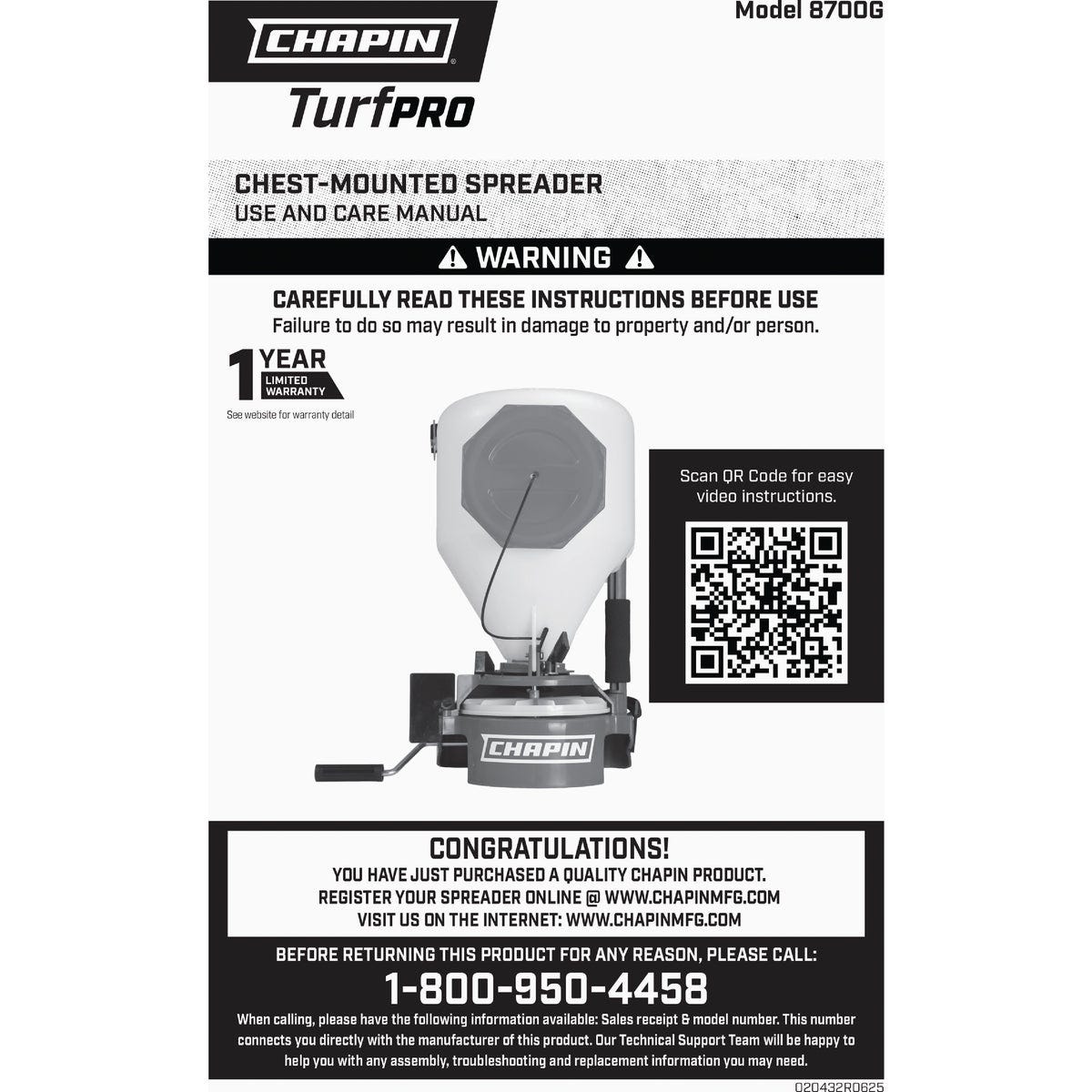 Chapin Portable Broadcast Fertilizer Chest-Mount Spreader with Easy-Fill Hopper - photo 5 Chapin Portable Broadcast Fertilizer Chest-Mount Spreader with Easy-Fill Hopper - photo 5