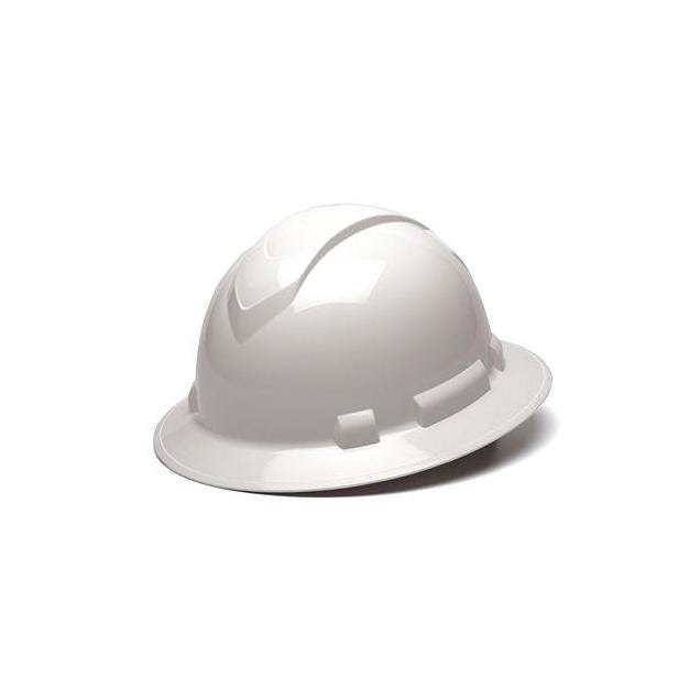 Pyramex White Full Brim Safety Ridgeline Hard Hat Pyramex White Full Brim Safety Ridgeline Hard Hat