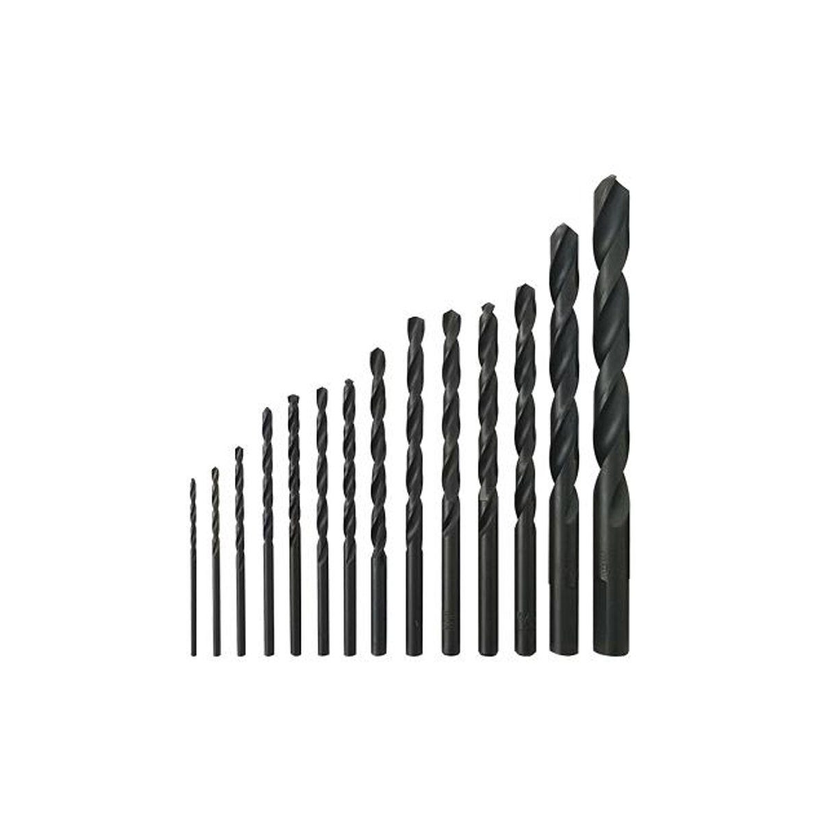 Master Mechanic 15-Piece Black Oxide Drill Bit Set Master Mechanic 15-Piece Black Oxide Drill Bit Set