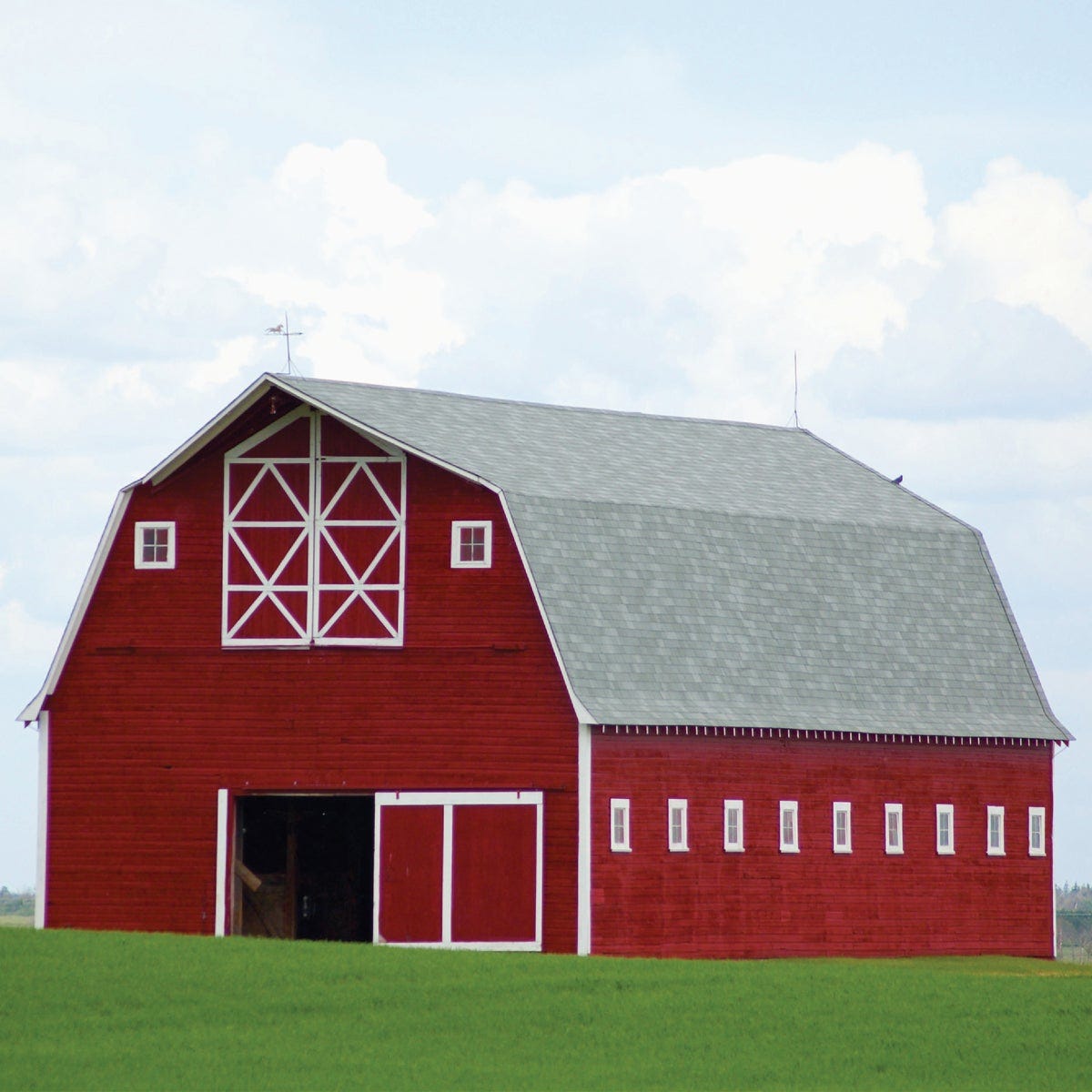 Valspar Latex Paint & Primer In One Flat Barn & Fence Paint, Red, 5 Gal. - photo 4