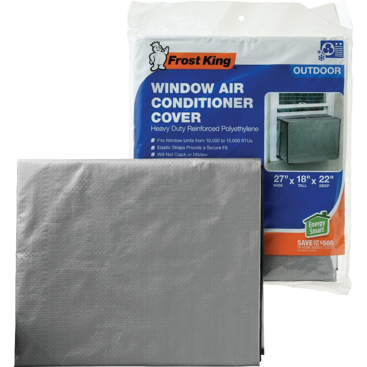 Frost King 18 In. x 27 In. x 22 In. 6 mil Rectangular Air Conditioner Cover - photo 2 Frost King 18 In. x 27 In. x 22 In. 6 mil Rectangular Air Conditioner Cover - photo 2