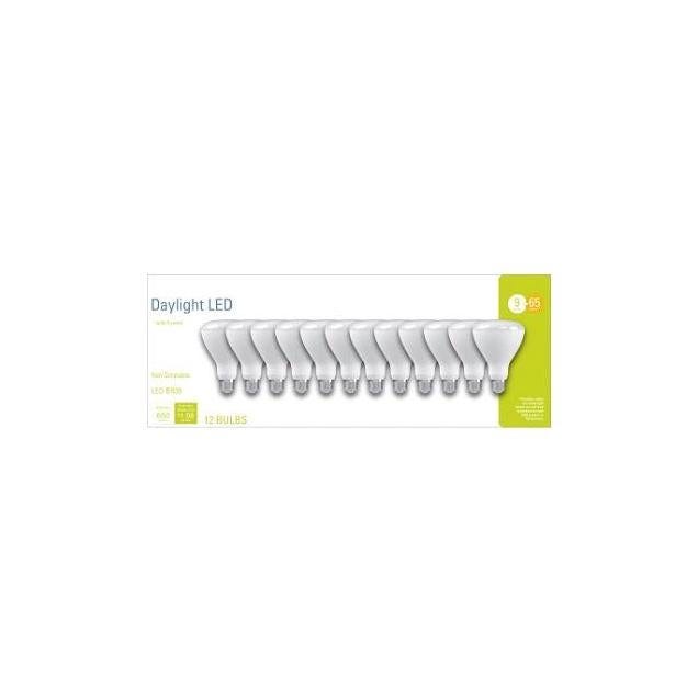 GE 12-Pack 9W 650 Lumens 5000K LED Soft White Light Bulbs