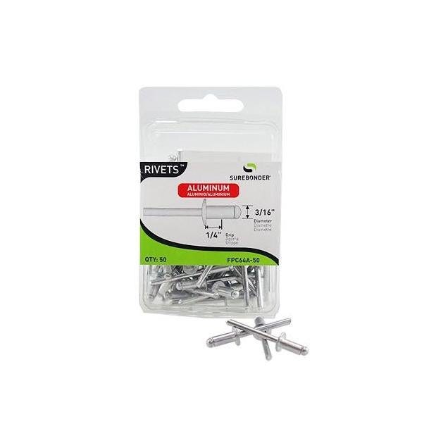 Surebonder Medium Aluminum Rivets (50-Pack)