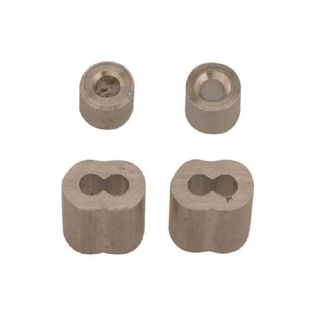 Campbell 1/4 In. Wire Rope Ferrule & Stop (2-Pack)