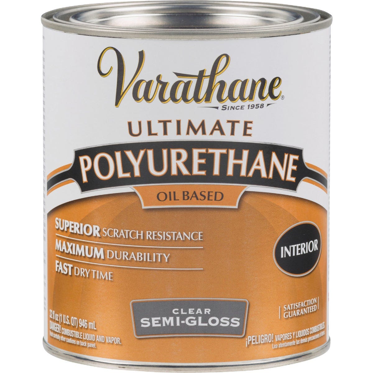 Varathane Semi-Gloss Interior Polyurethane, 1 Qt. - photo 2