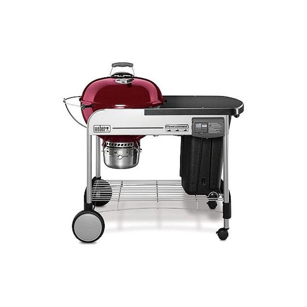 Weber Performer Deluxe 22 In. Charcoal Grill, Crimson - photo 2