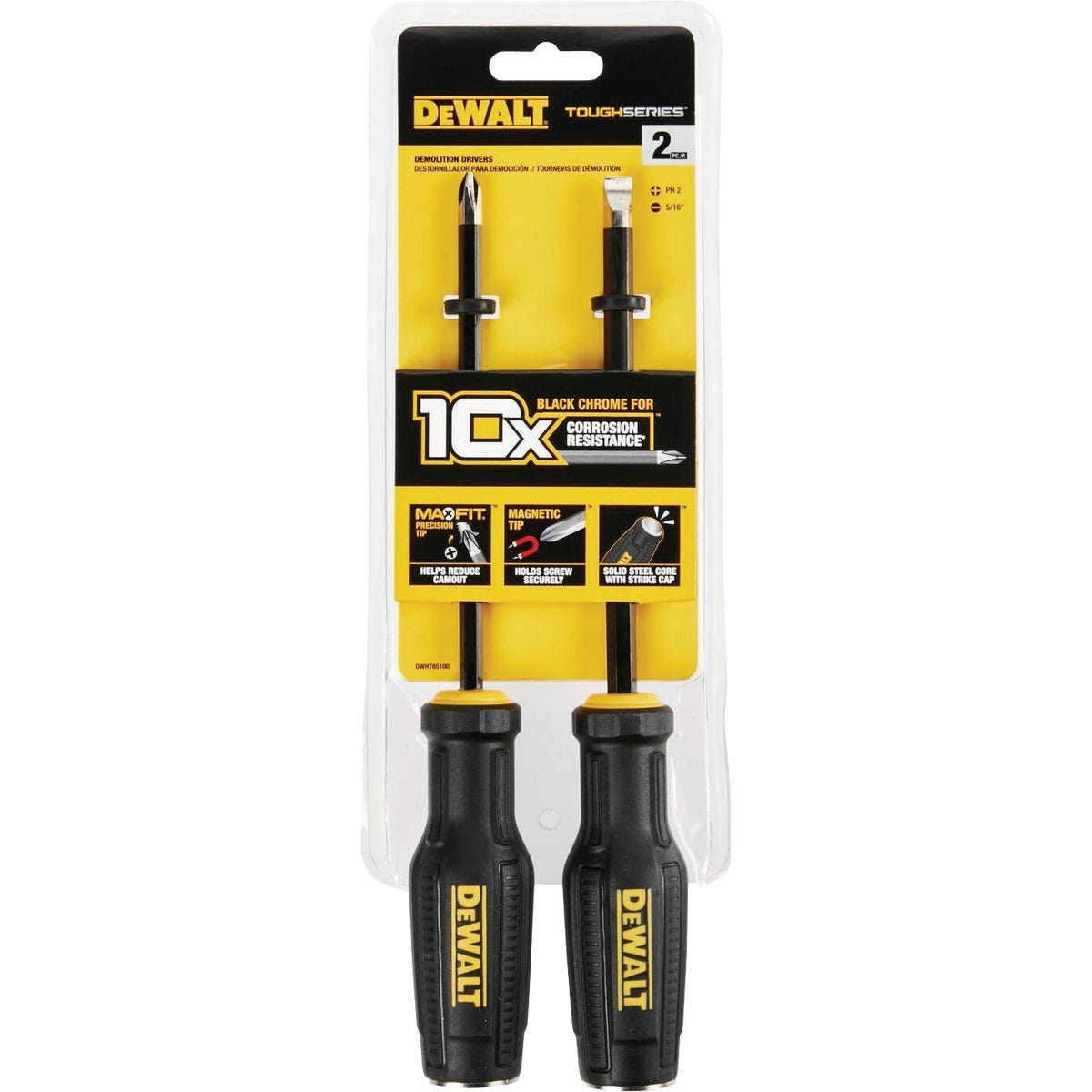 DeWalt Demolition Combination Screwdriver Set (2-Piece) - photo 2