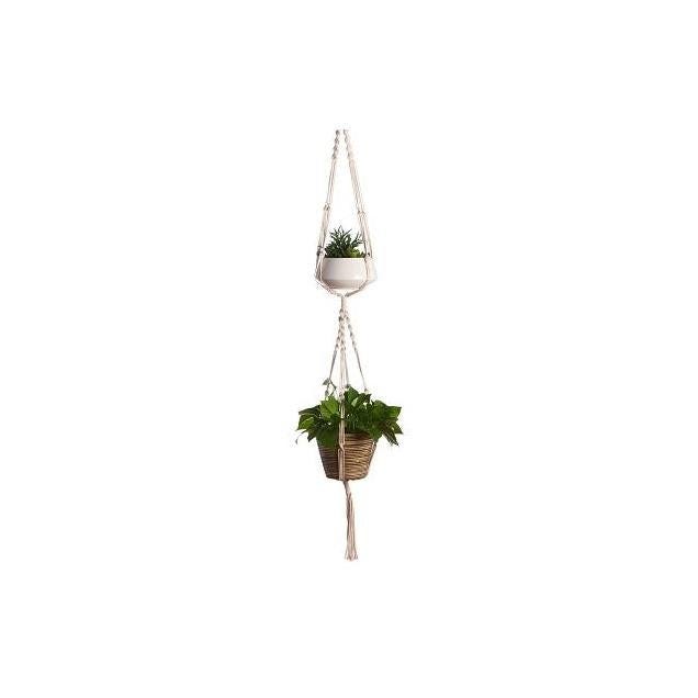 Primitive Planters 60 In. 2-Tier Plant Hanger Primitive Planters 60 In. 2-Tier Plant Hanger