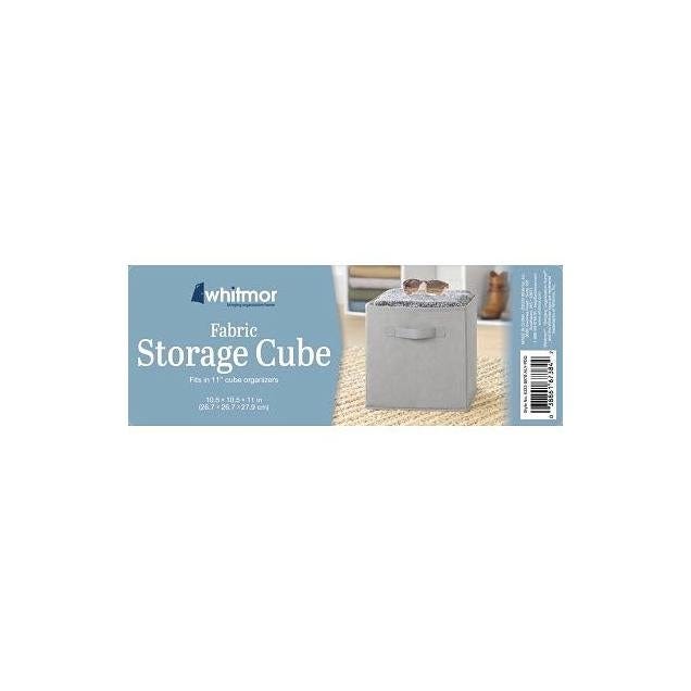 Whitmor Light Gray Collapsible Fabric Storage Cube - photo 2 Whitmor Light Gray Collapsible Fabric Storage Cube - photo 2