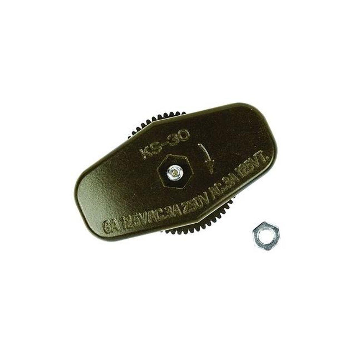 Jandorf Brown Lamp Feed Through Cord Switch