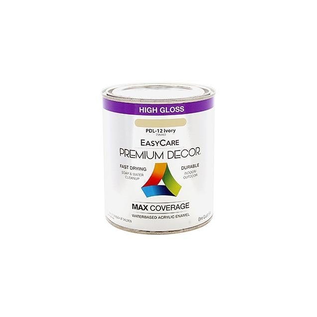 EasyCare Premium Decor 1 Qt. Ivory Gloss Enamel Paint