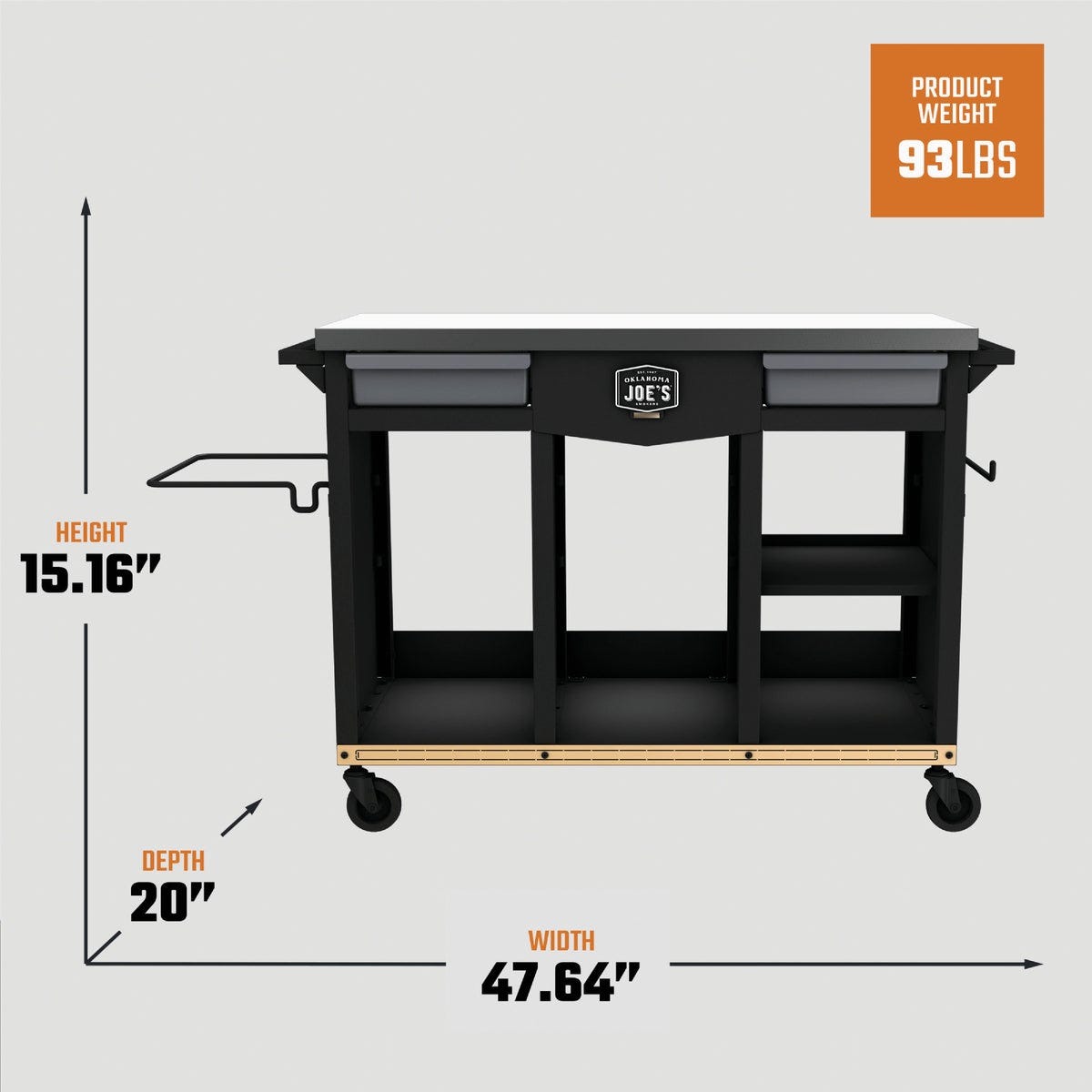 Oklahoma Joe's Workstation DLX Prep & Storage Cart - photo 5 Oklahoma Joe's Workstation DLX Prep & Storage Cart - photo 5
