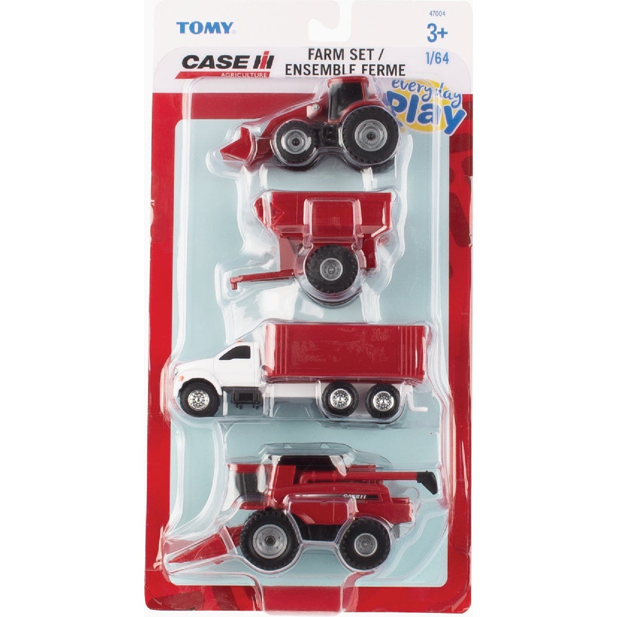 CASE IH Die-Cast Metal 1:64 Farm Set (4-Piece) - photo 2