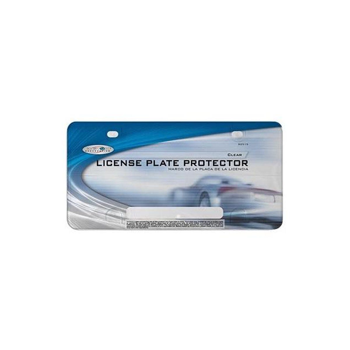 Custom Accessories Clear License Plate Protector Custom Accessories Clear License Plate Protector