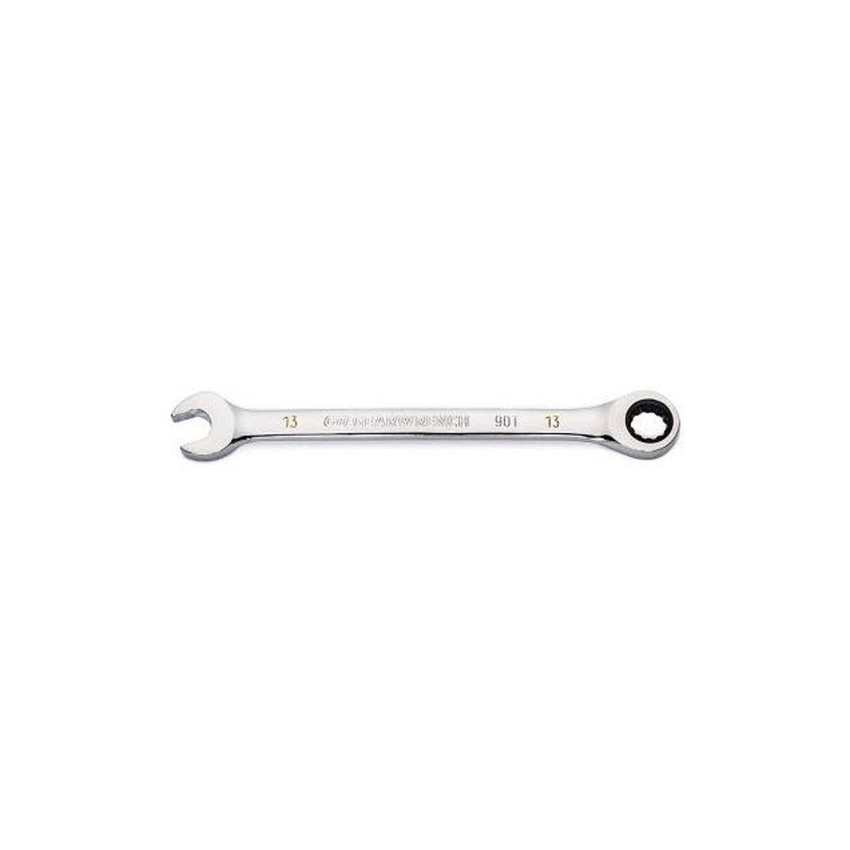 GearWrench 13 mm 12-Point 90-Tooth Ratcheting Combination Wrench