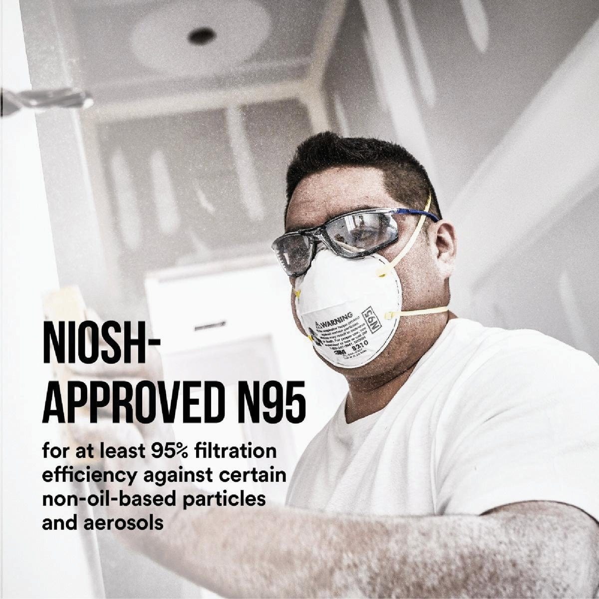 3M N95 Performance Particulate Respirator for Paint Prep (20-Pack) - photo 6