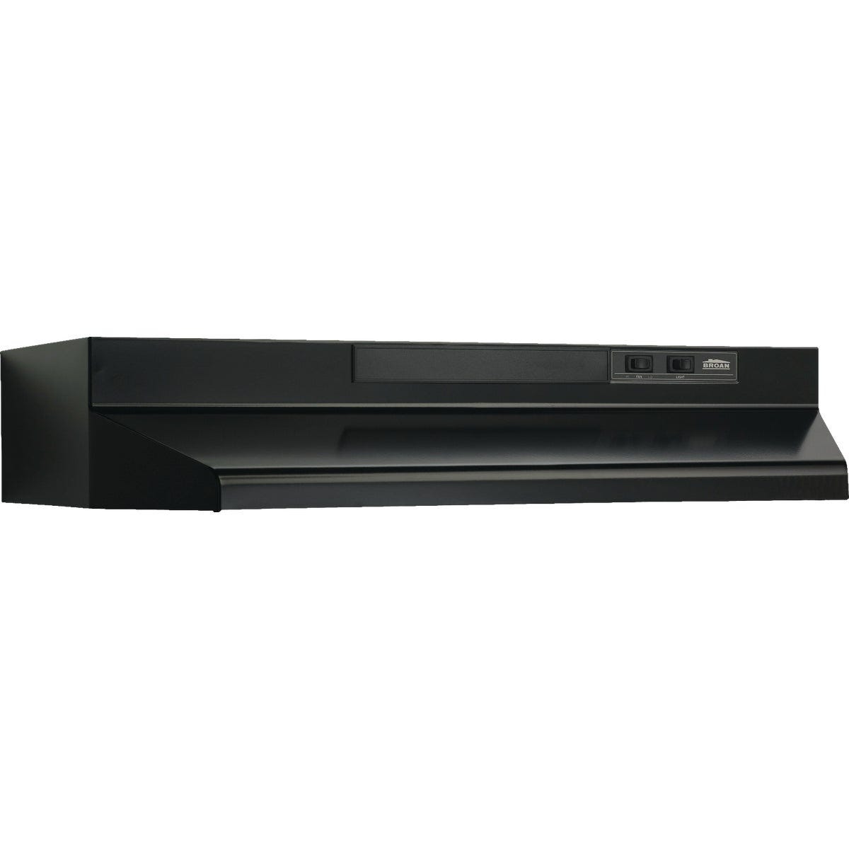 Broan-NuTone F40000 Series 30 In. Convertible Black Under Cabinet Range Hood Broan-NuTone F40000 Series 30 In. Convertible Black Under Cabinet Range Hood