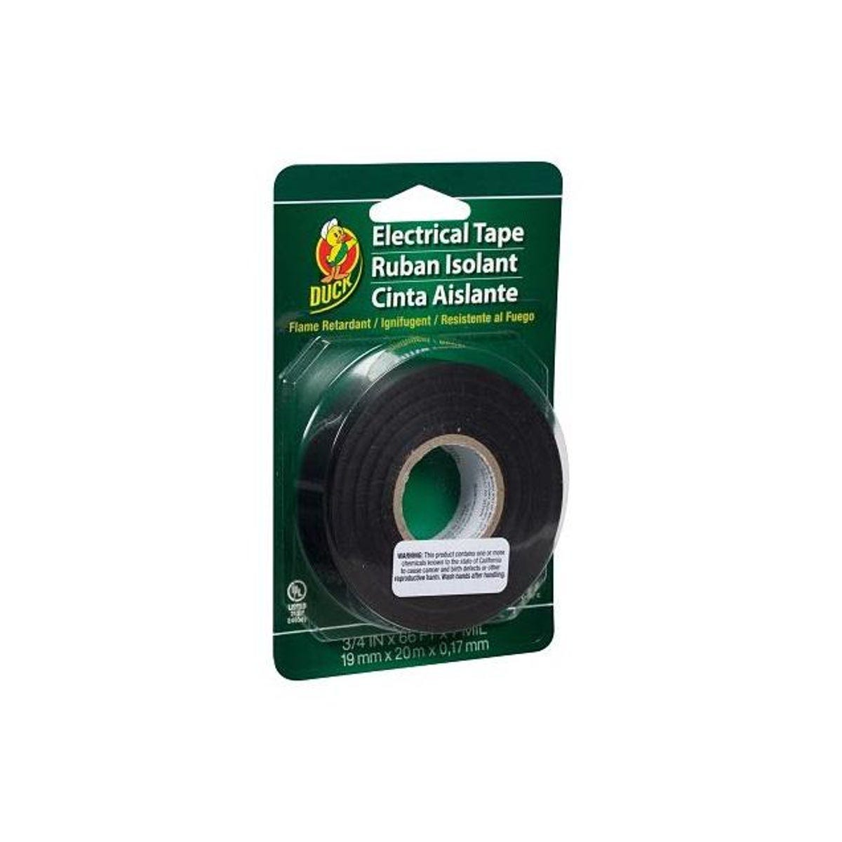 Duck 3/4 In. x 66 Ft. Vinyl Electrical Tape Duck 3/4 In. x 66 Ft. Vinyl Electrical Tape