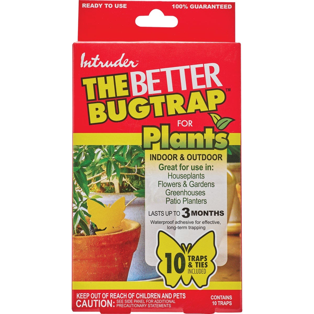 Intruder The Better Bugtrap for Plants Disposable Indoor/Outdoor Insect Trap (10-Pack) - photo 5