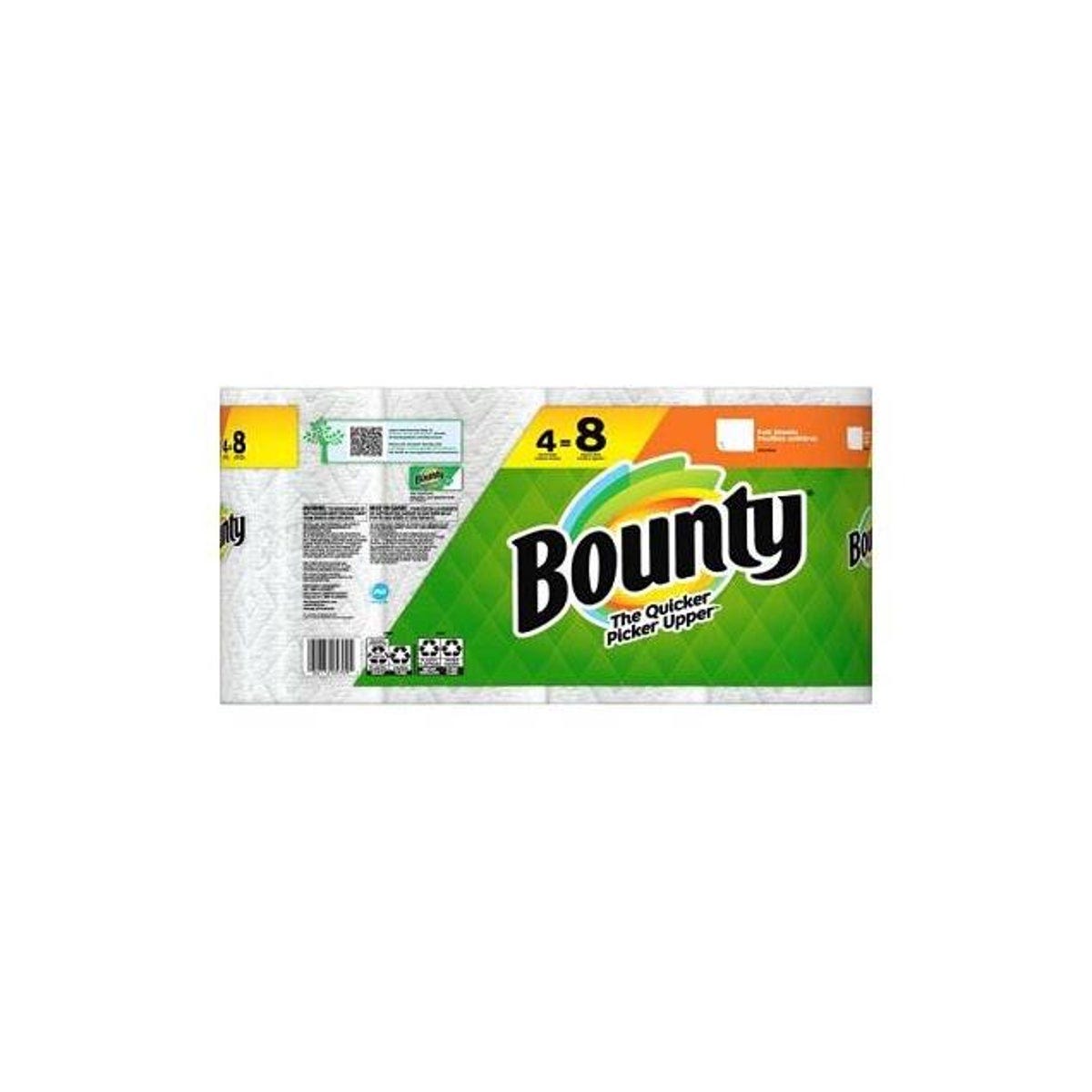 Bounty White Full Sheet Paper Towels (4 Double Rolls) - photo 2