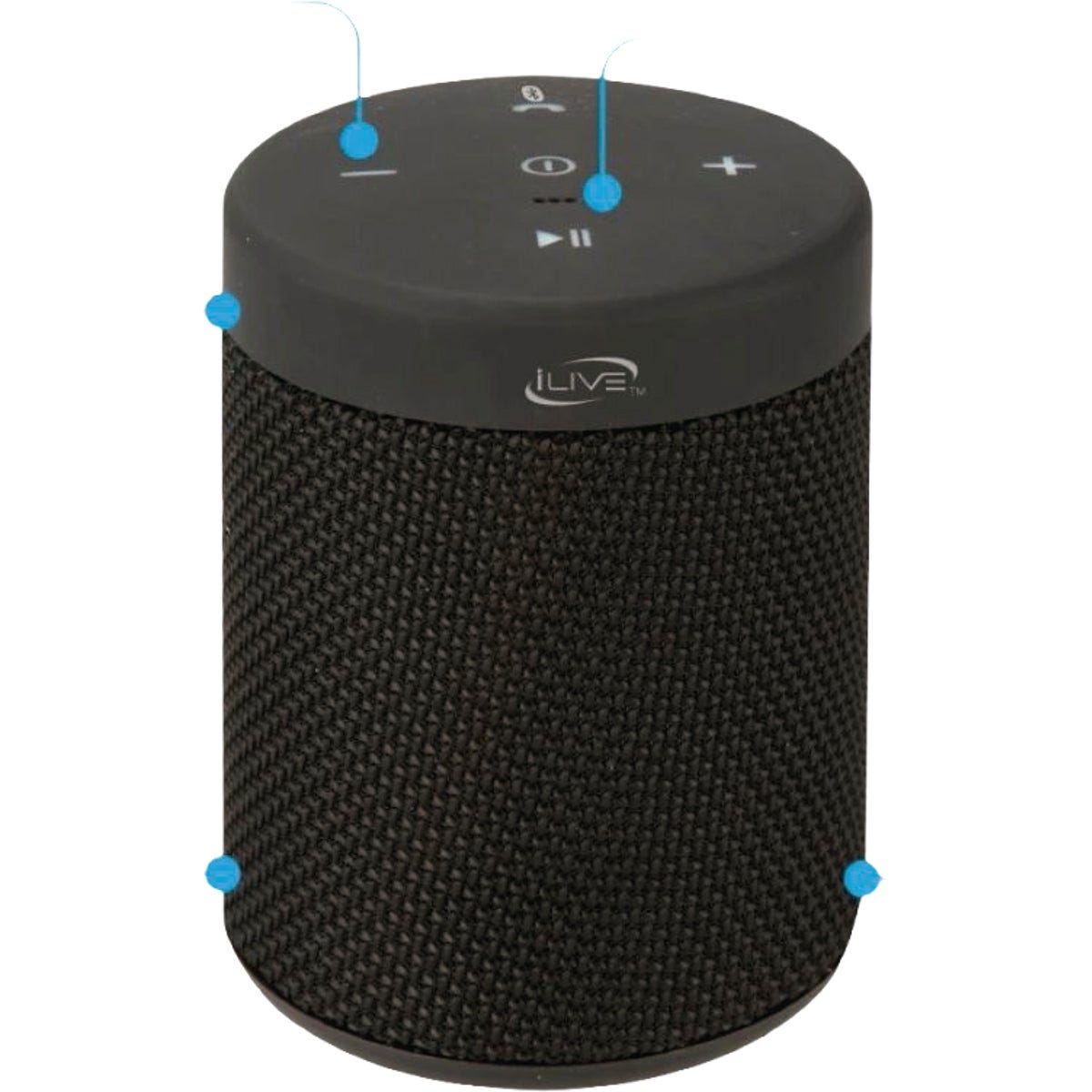 iLive Portable IPX5 Waterproof Wireless Speaker with Rubberized Coating - photo 3