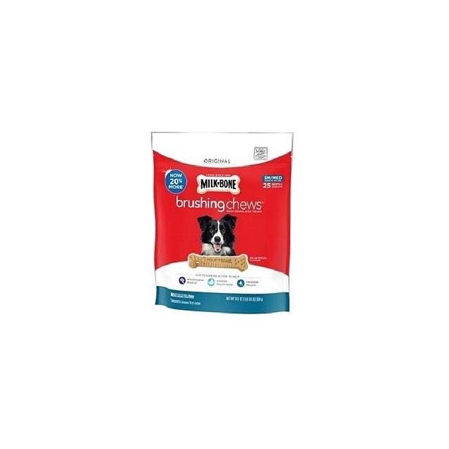 Milk-Bone 19.6 Oz. Brushing Chews Dog Treats Milk-Bone 19.6 Oz. Brushing Chews Dog Treats
