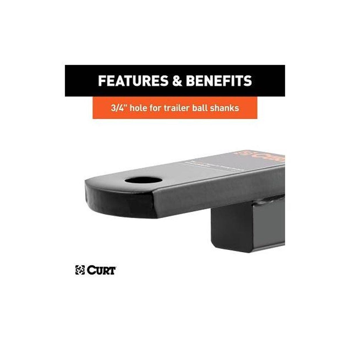 CURT 3500 Lb. 1-1/4 In. Drop 3/4 In. Rise 3/4 In. Hole Class 2 Trailer Hitch Ball Mount fits 1-1/4 In. Receiver - photo 3 CURT 3500 Lb. 1-1/4 In. Drop 3/4 In. Rise 3/4 In. Hole Class 2 Trailer Hitch Ball Mount fits 1-1/4 In. Receiver - photo 3