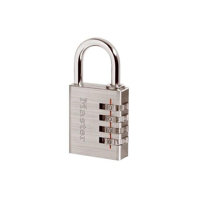 Master Lock 1-9/16 In. W Aluminum Combination Luggage Lock Master Lock 1-9/16 In. W Aluminum Combination Luggage Lock