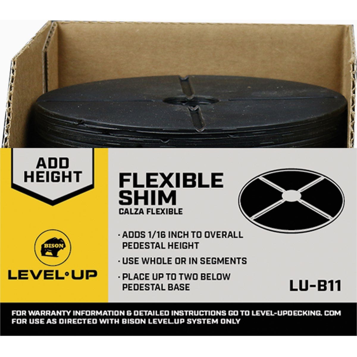 Bison Level Up Flexible Shim