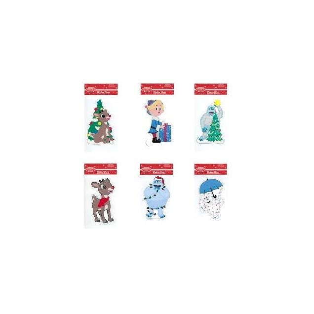 Product Works 6 In. x 10 In. Rudolph Two-Sided Christmas Clings