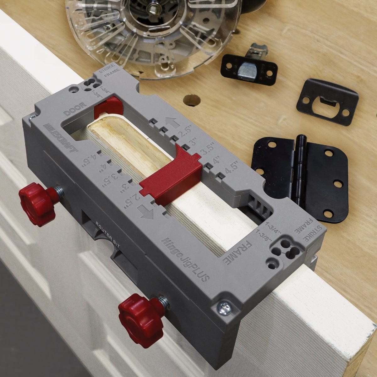 Milescraft HingeJigPLUS Self-Clamping Door & Frame Hinge, Latch, & Strike Plate Jig - photo 10 Milescraft HingeJigPLUS Self-Clamping Door & Frame Hinge, Latch, & Strike Plate Jig - photo 10