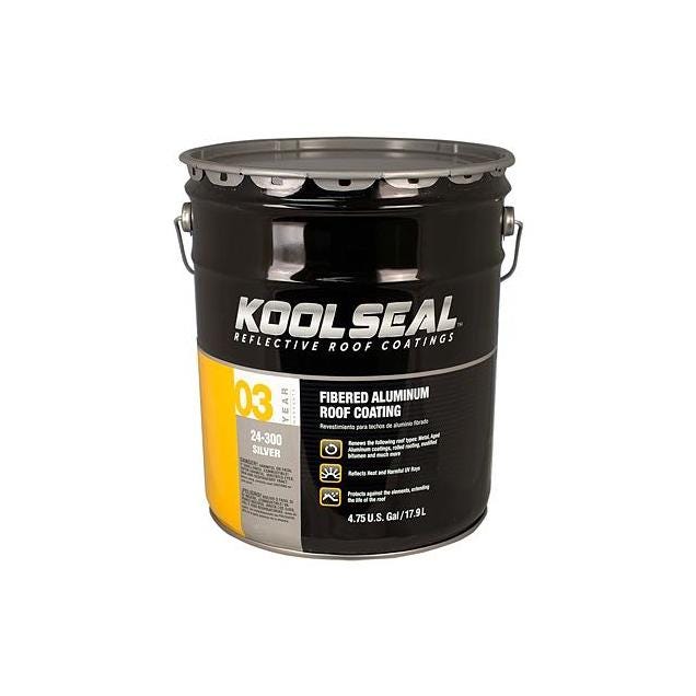 Kool Seal 4.75 Gal. Aluminum Roof Coating