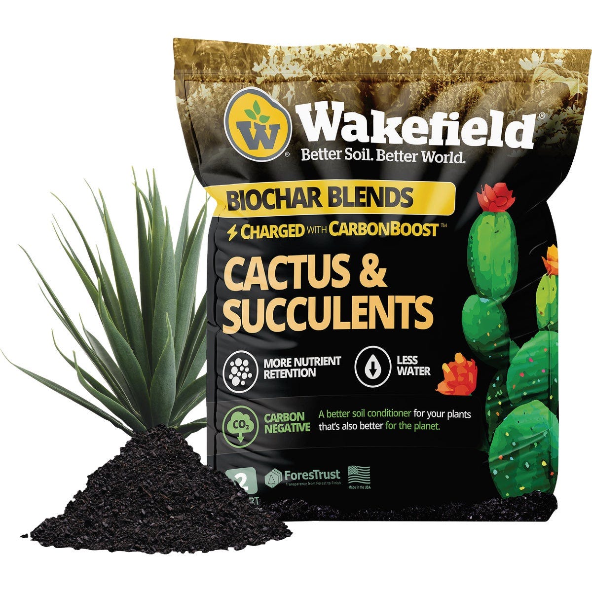 Wakefield Biochar 2 Qt. Cactus & Succulent Soil Mix | True Value Hardware