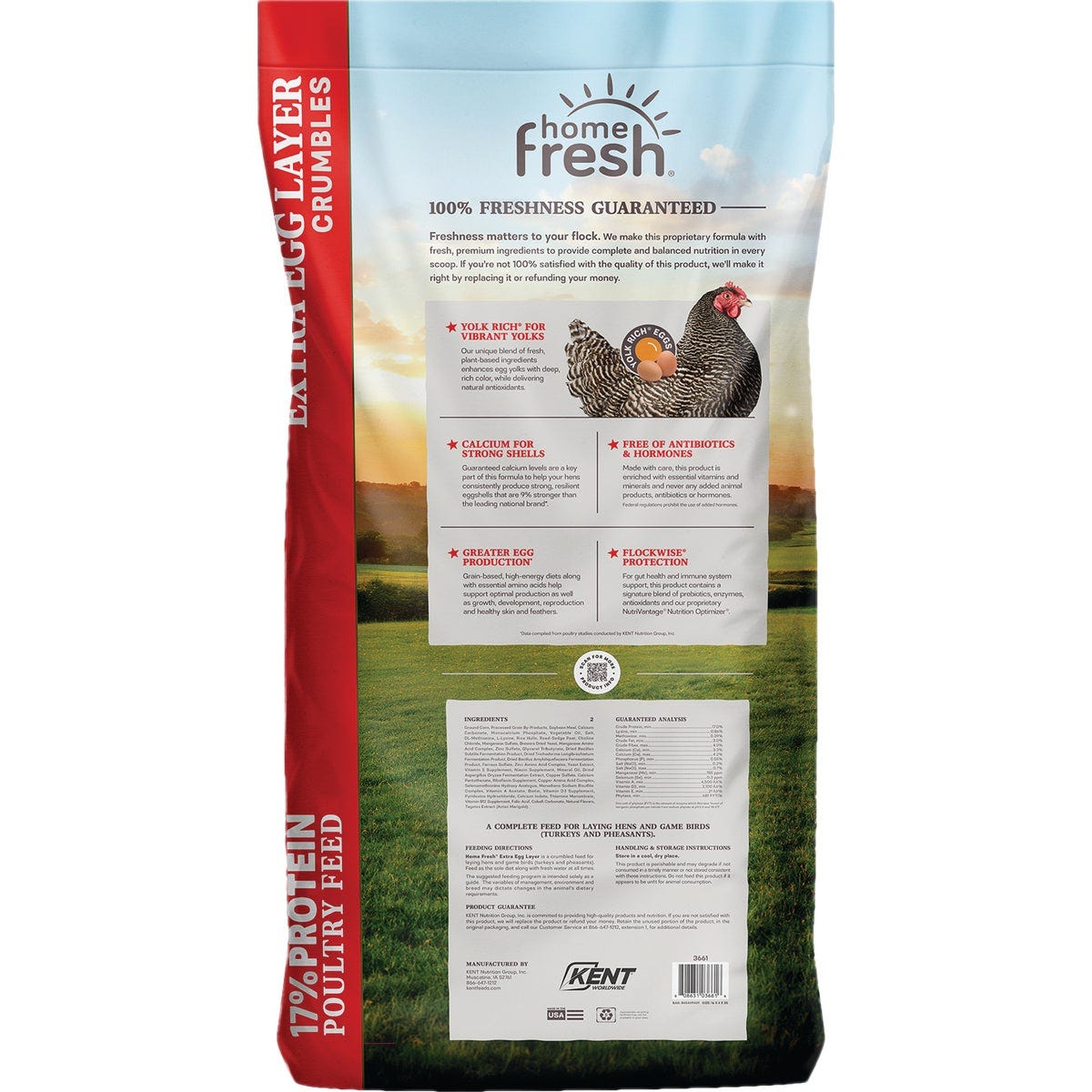 Kent Home Fresh Extra Egg Layer 50 Lb. Crumble Feed - photo 2 Kent Home Fresh Extra Egg Layer 50 Lb. Crumble Feed - photo 2