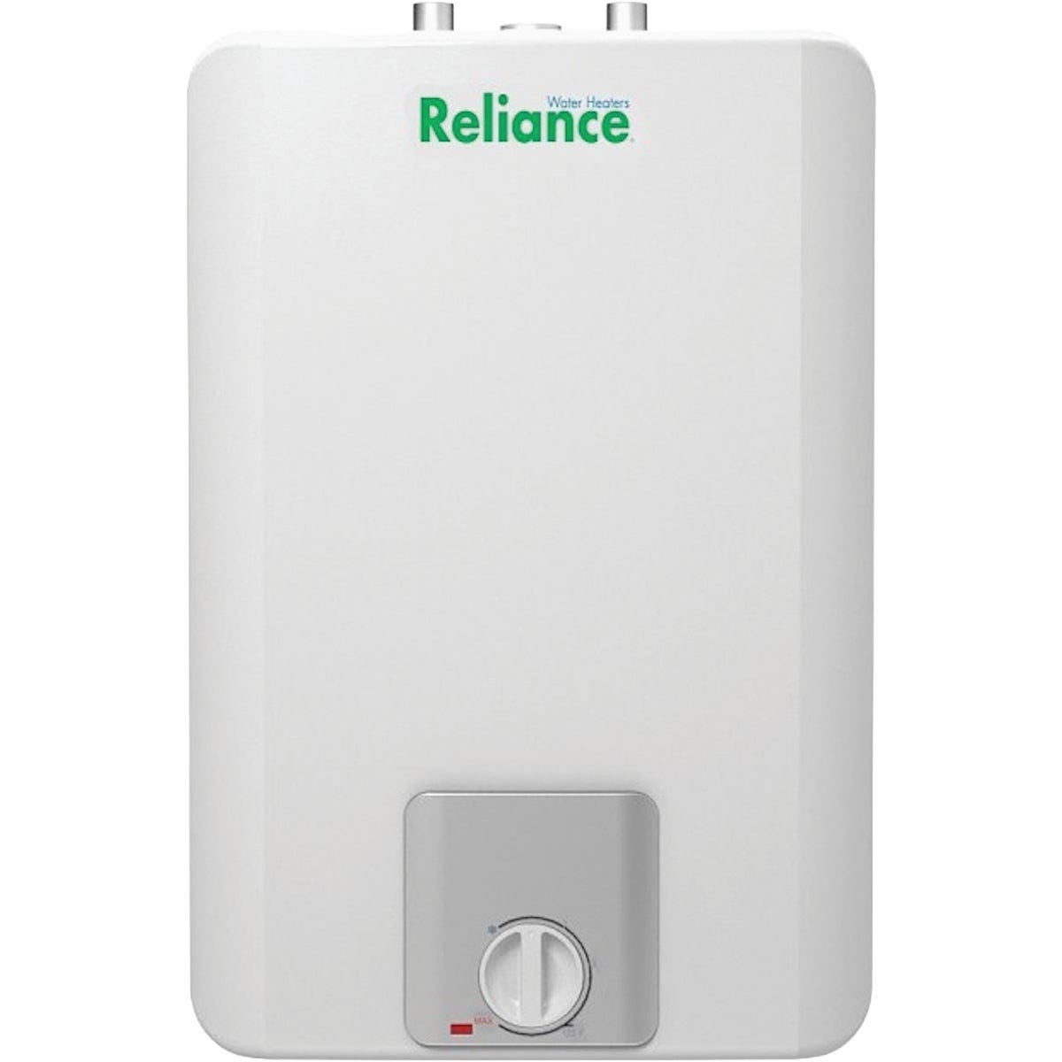 Reliance 2.5 Gal. 6 Year 1440-Watt Element Point-of-Use Electric Water Heater Reliance 2.5 Gal. 6 Year 1440-Watt Element Point-of-Use Electric Water Heater