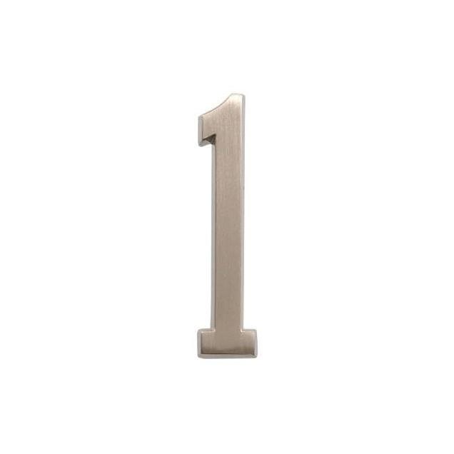 Hillman 4 In. Nickel Distinctions Adhesive Number, 1