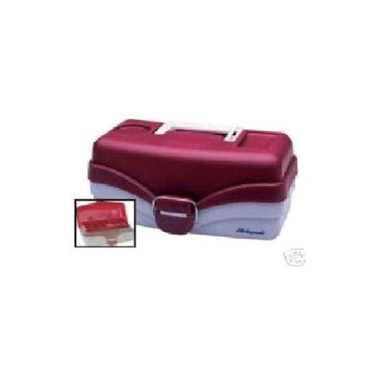 Big Rock Sports 1-Tray Red Metallic/Off White Tackle Box Big Rock Sports 1-Tray Red Metallic/Off White Tackle Box