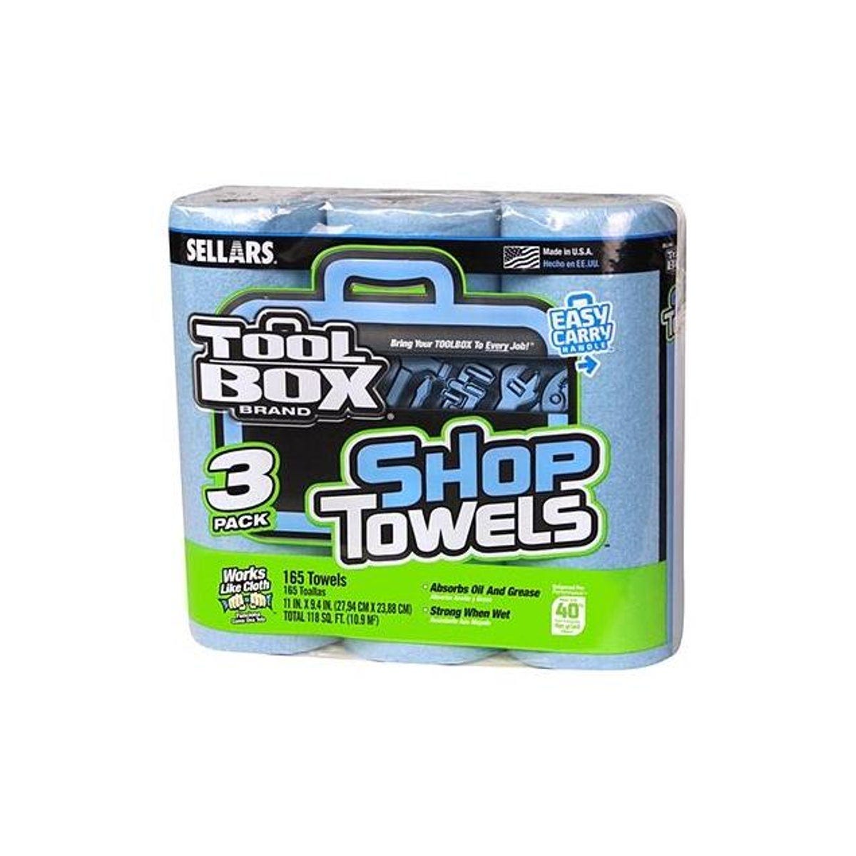 Toolbox Blue Shop Towels (3-Pack) Toolbox Blue Shop Towels (3-Pack)