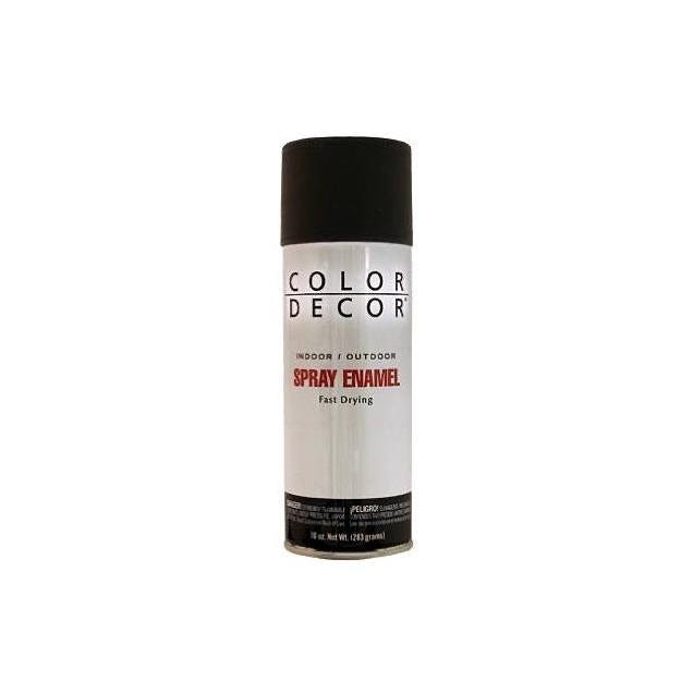 Color Decor 10 Oz. Wrought Iron Black Flat General Purpose Spray Paint