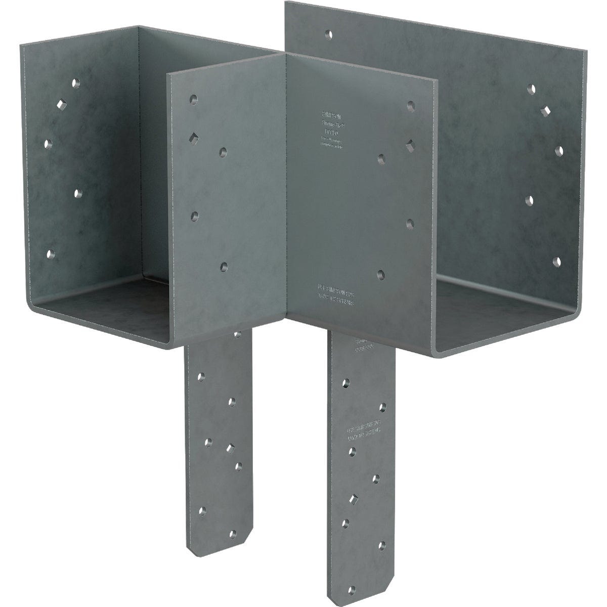 Simpson Strong-Tie ECCLLQ L-Shape End Column Cap for 6x Beam, 6x Post with Strong-Drive SDS Screws, Skewed Left Simpson Strong-Tie ECCLLQ L-Shape End Column Cap for 6x Beam, 6x Post with Strong-Drive SDS Screws, Skewed Left