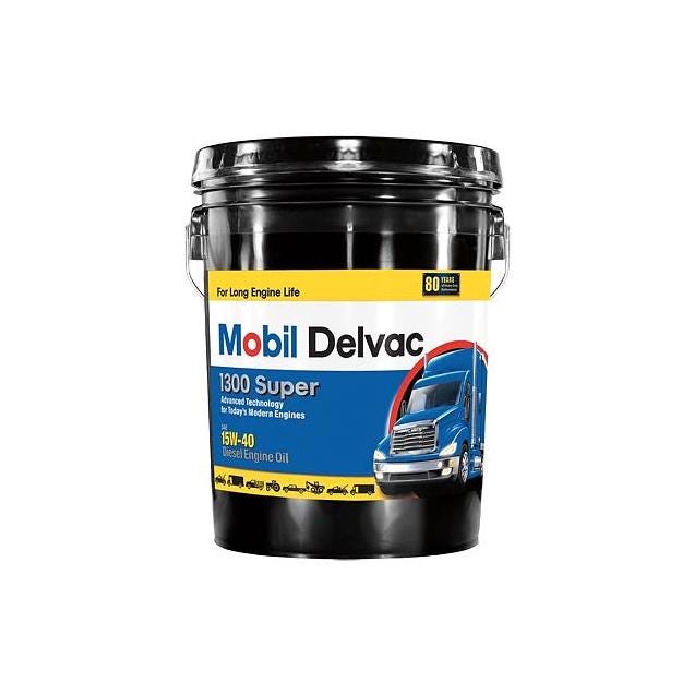Mobil Delvac 5-Gal. 1300 Super Diesel Engine Oil