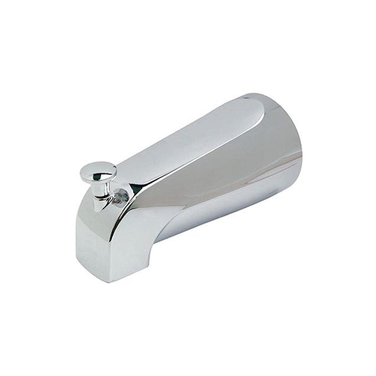 Master Plumber 5-1/8 In. Chrome Finish Universal Tub Spout with Diverter