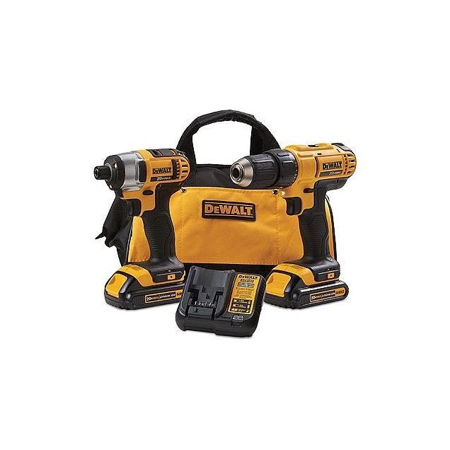 DEWALT 20V Max 1/2 In. Drill/Driver & Impact Driver Combo Kit DEWALT 20V Max 1/2 In. Drill/Driver & Impact Driver Combo Kit