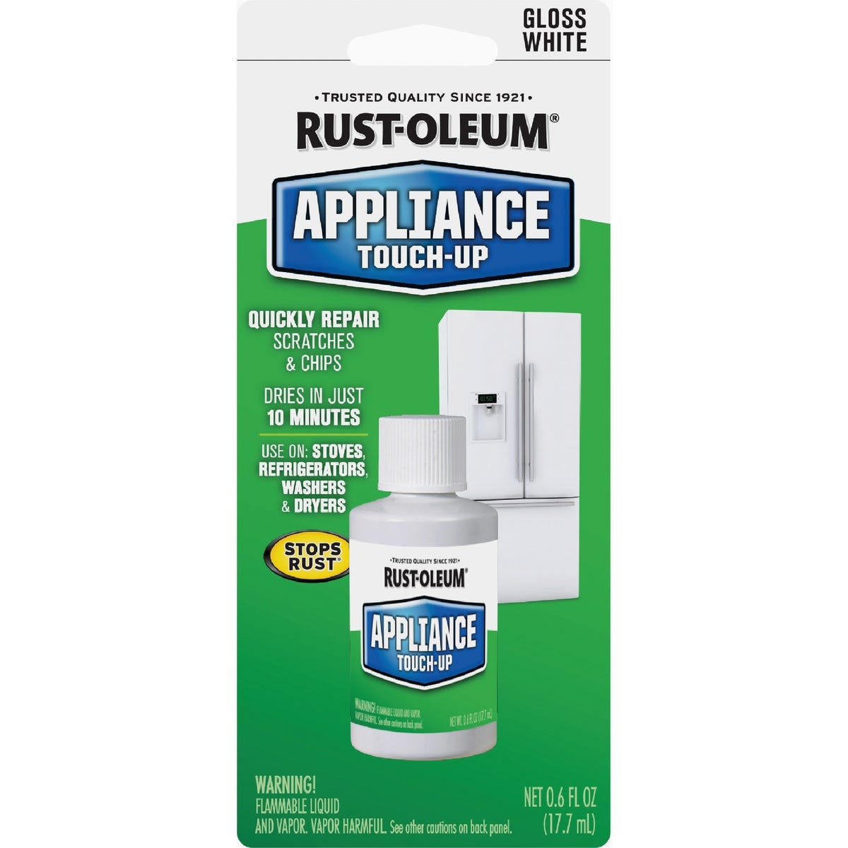 Rust-Oleum Specialty Appliance White Gloss 0.6 Oz. Spray Paint - photo 4 Rust-Oleum Specialty Appliance White Gloss 0.6 Oz. Spray Paint - photo 4