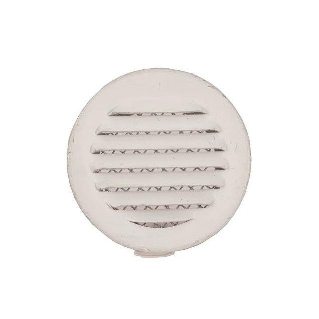Lomanco 6-Pack 3 In. White Circle Vent