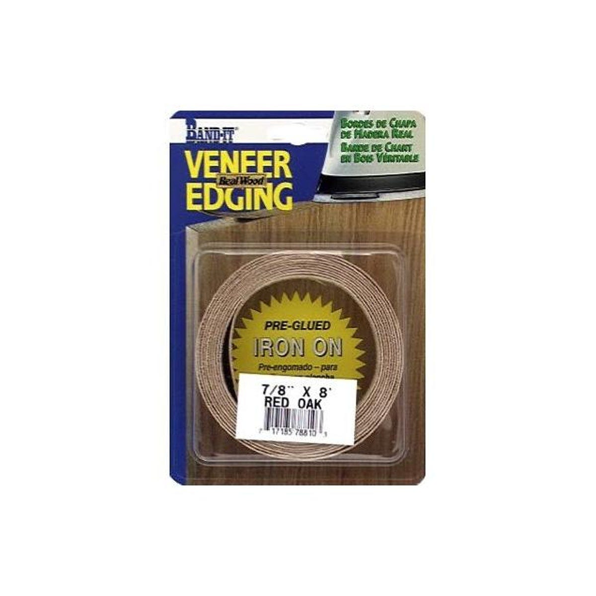 Band-It 7/8 In. x 8 Ft. Cherry Real Wood Veneer Iron-on Edgebanding
