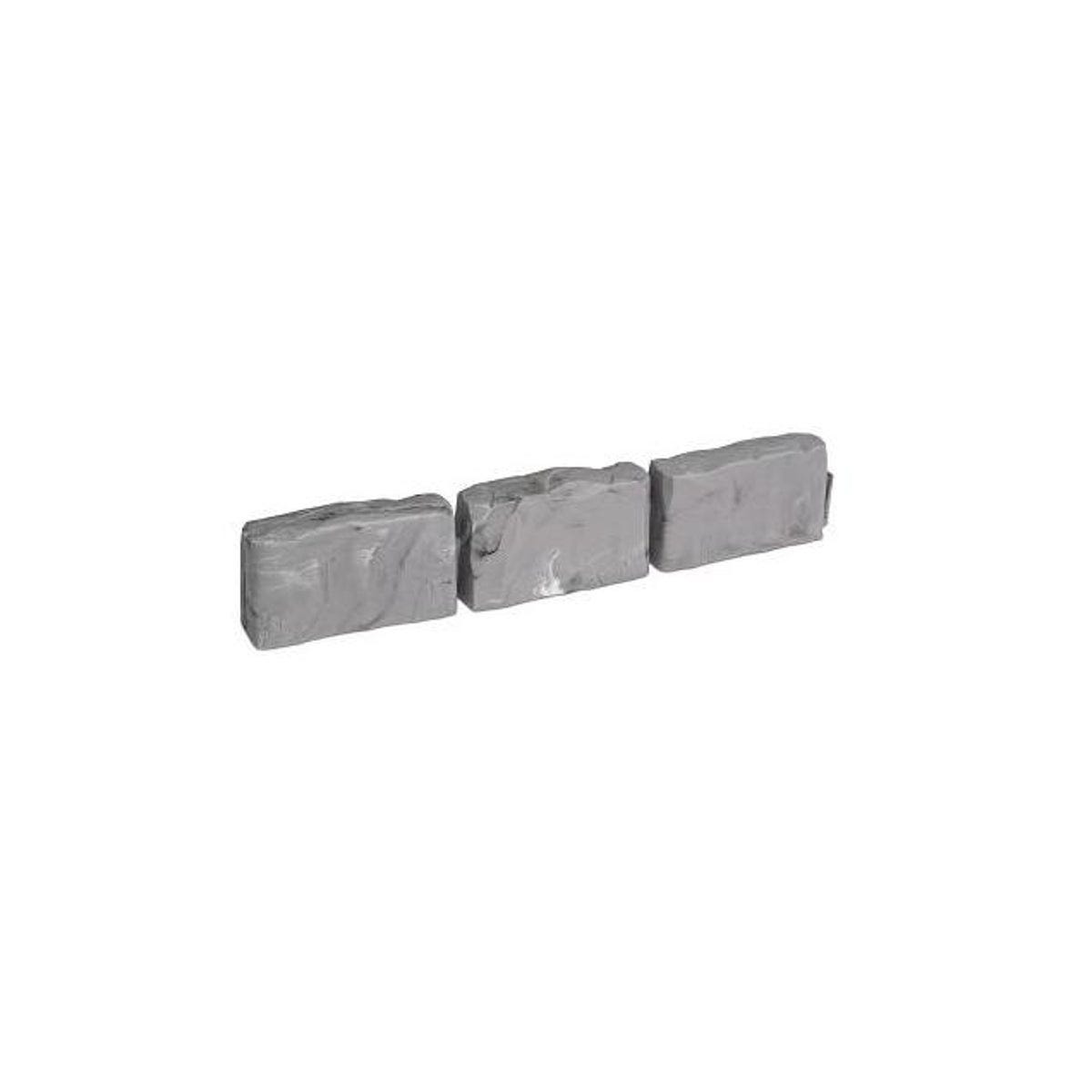 EasyFlex 10 Ft. Gray Faux Stone No-Dig Landscape Edging - photo 3 EasyFlex 10 Ft. Gray Faux Stone No-Dig Landscape Edging - photo 3