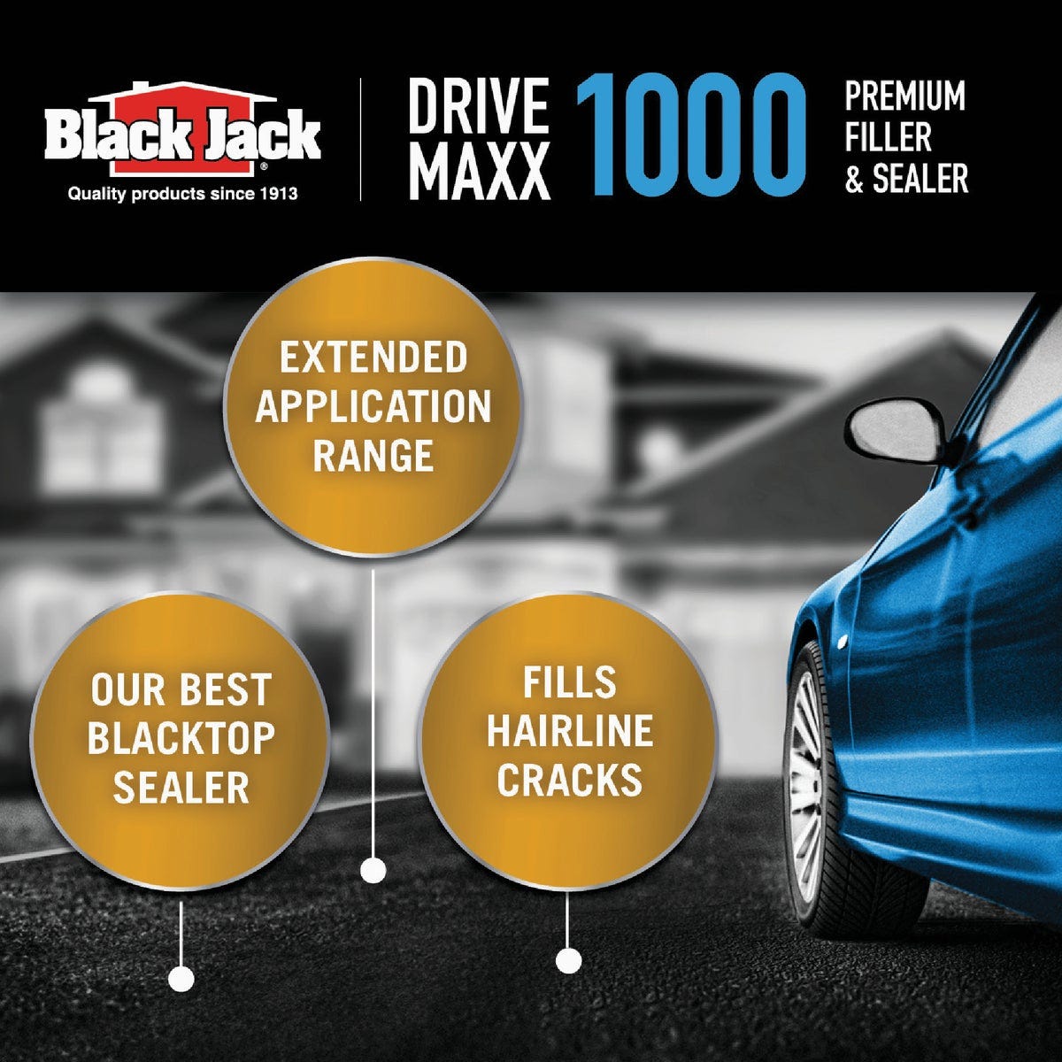 Black Jack Drive-Maxx 1000 5 Gal. 10 Yr. Fast Dry Filler and Sealer - photo 2 Black Jack Drive-Maxx 1000 5 Gal. 10 Yr. Fast Dry Filler and Sealer - photo 2
