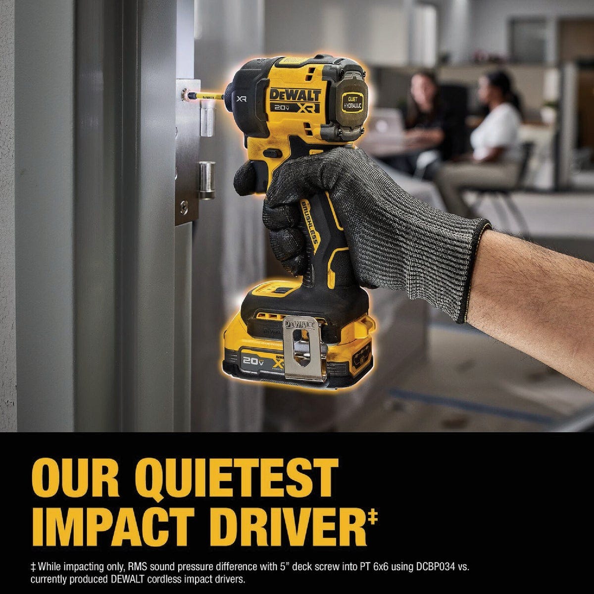 DEWALT 20V MAX XR 1/4 In. Quite Hydraulic Brushless Cordless Impact Driver Kit with XR POWERSTACK Battery & Charger - photo 5 DEWALT 20V MAX XR 1/4 In. Quite Hydraulic Brushless Cordless Impact Driver Kit with XR POWERSTACK Battery & Charger - photo 5