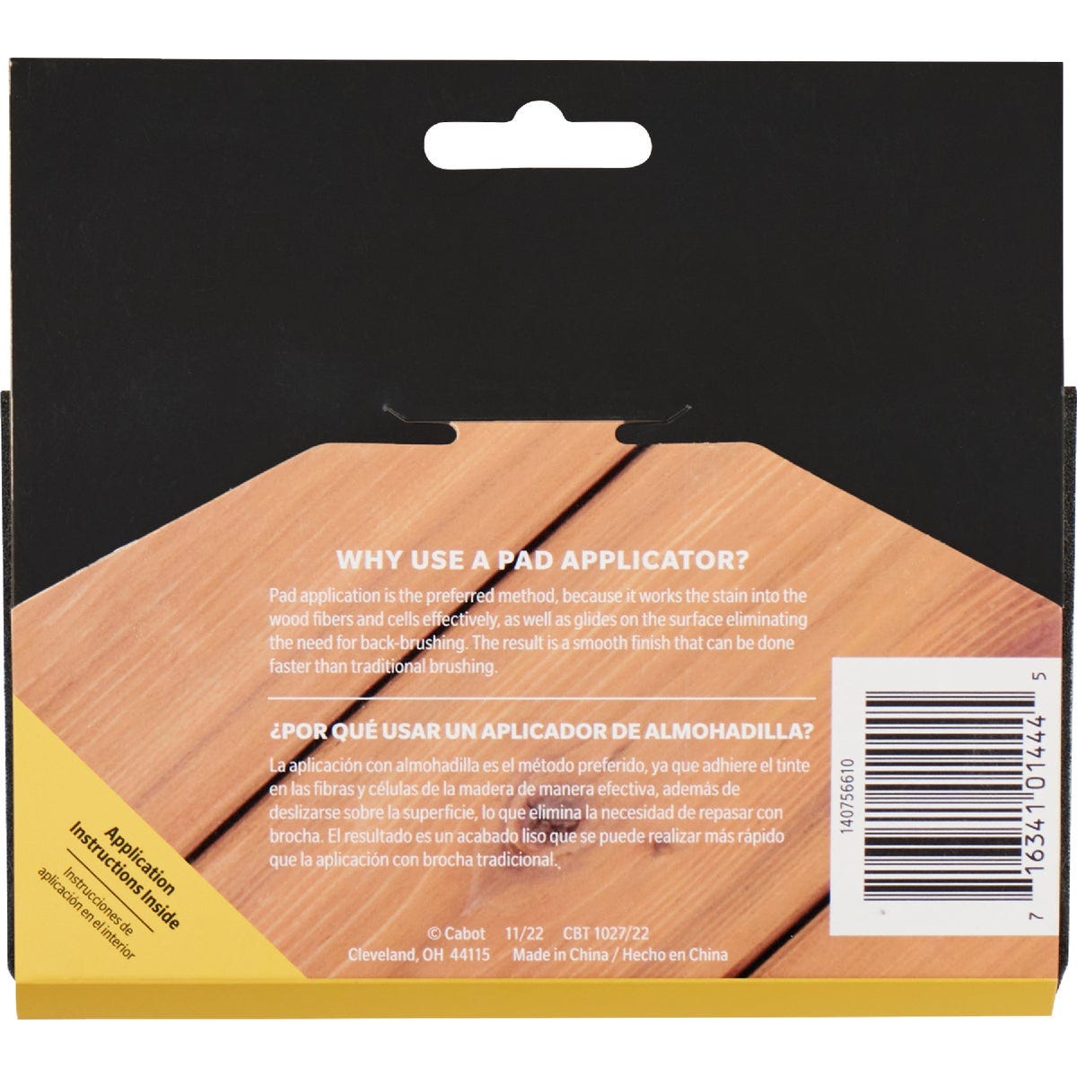 Cabot Wood Stain Pad Applicator Refill, 6 In. - photo 5